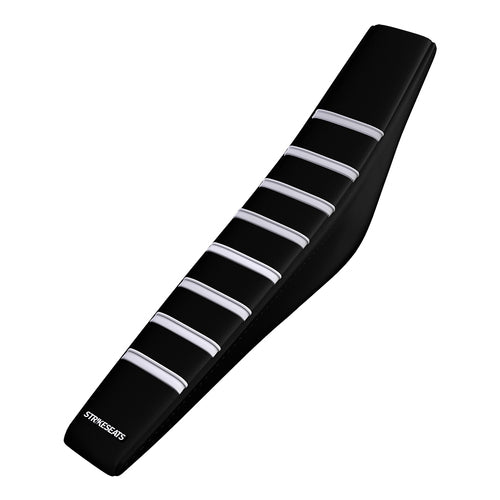 Husqvarna Pleated Seat Cover - Black / White