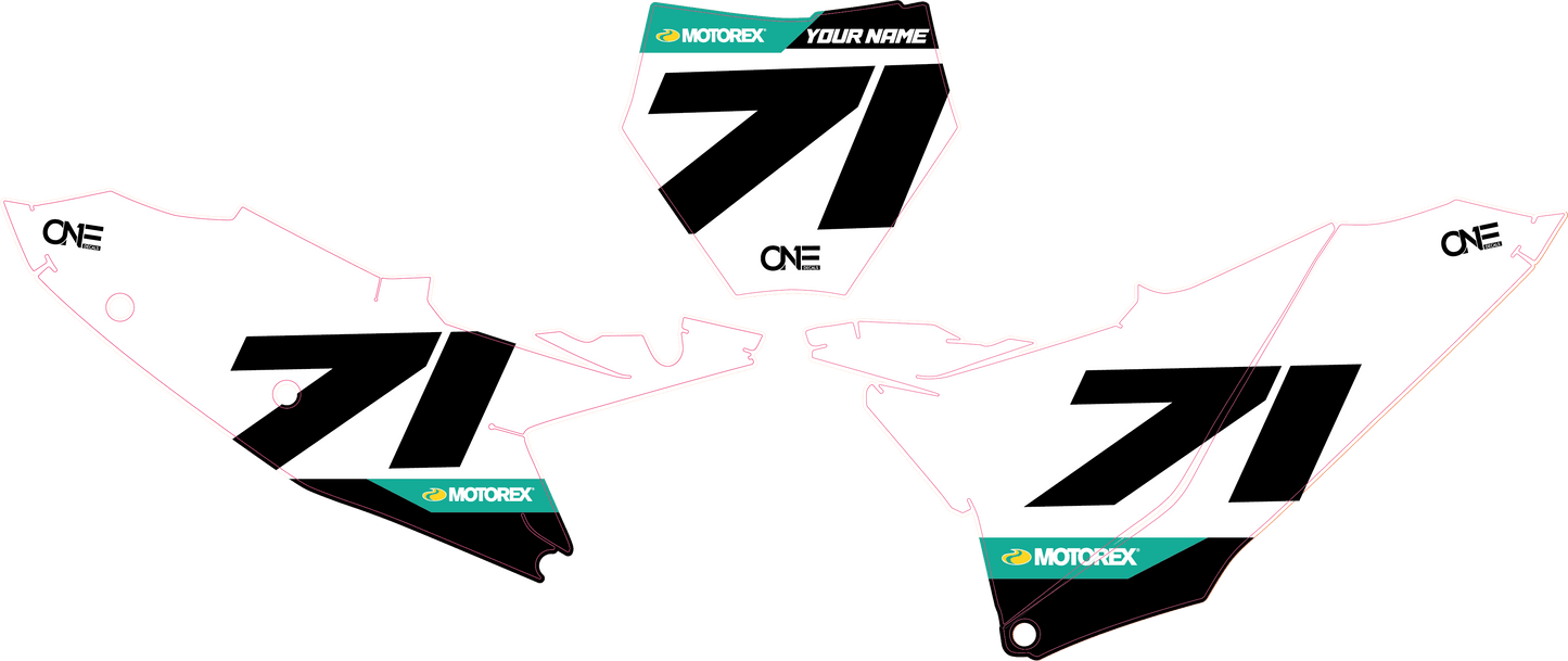 KTM 1.0 Number Boards