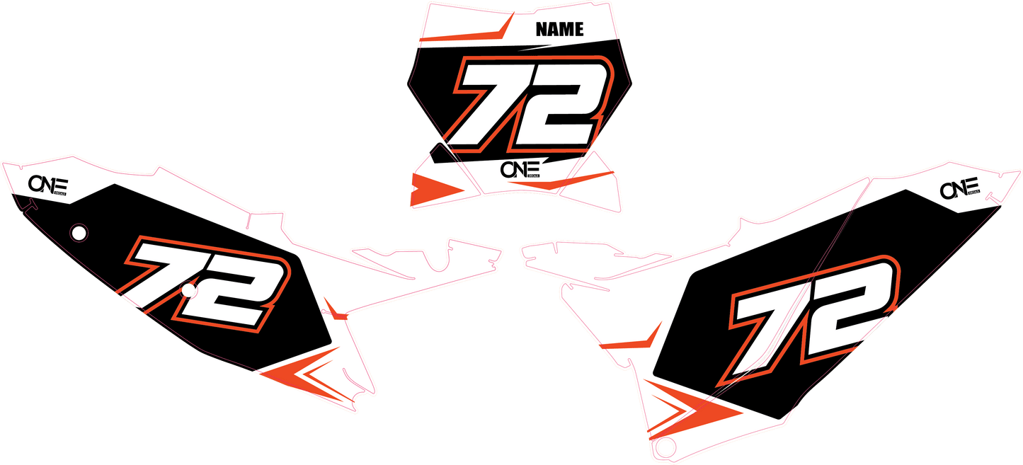 KTM 2.0 Number Boards