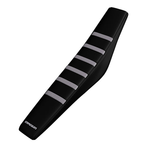 Stark Gripper Ribbed Seat Cover - Black / Grey