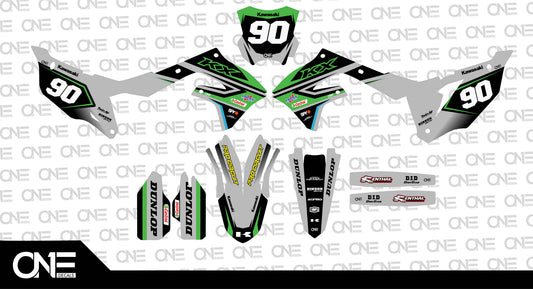 Freeride Kawasaki Graphics Kit