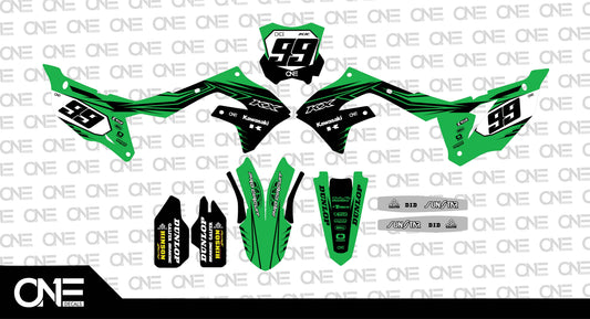 Factory Kawasaki Graphics Kit
