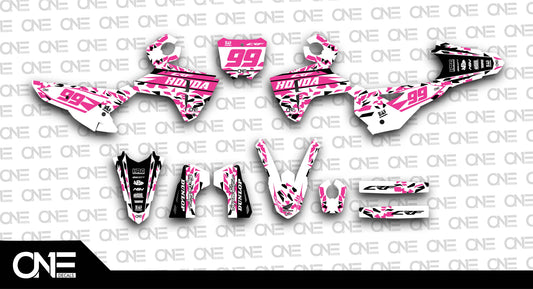 Cotton Candy Honda Graphics Kit