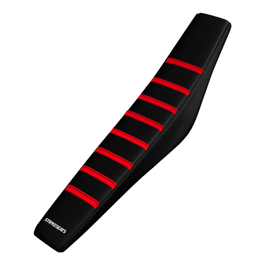 Gas Gas Pleated Seat Cover - Black / Red