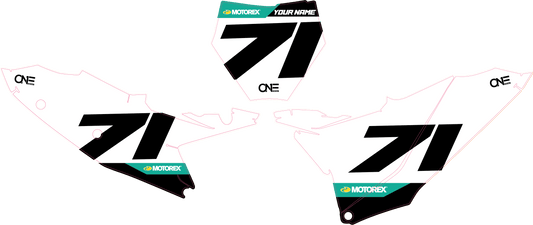 KTM 1.0 Number Boards