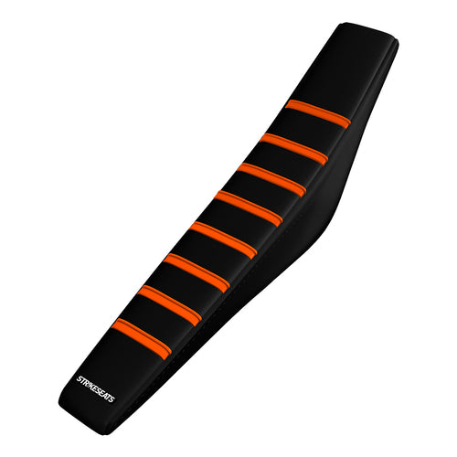 KTM Pleated Seat Cover - Black / Orange