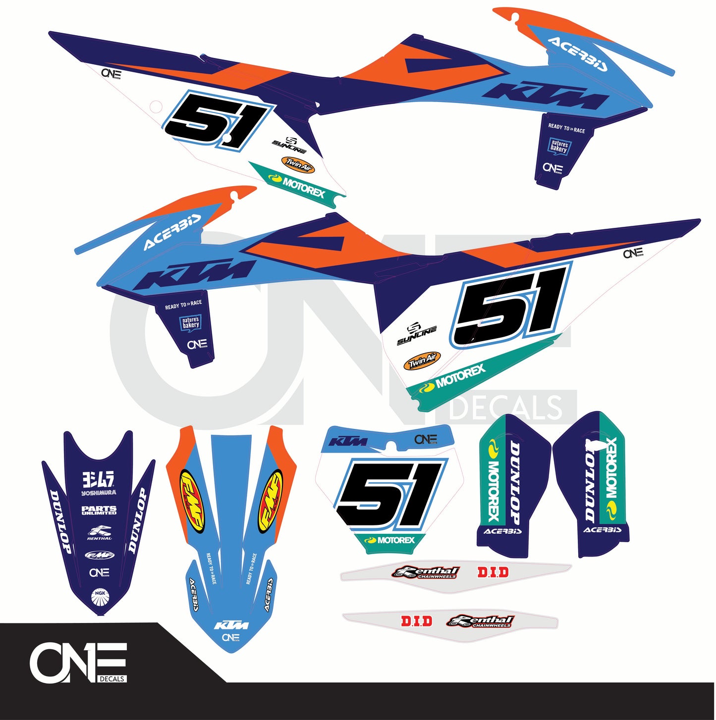 Eli KTM Graphics Kit