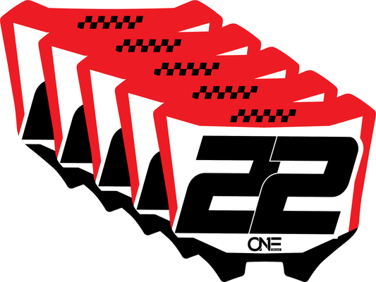 Mini Plate Decals - Style 1