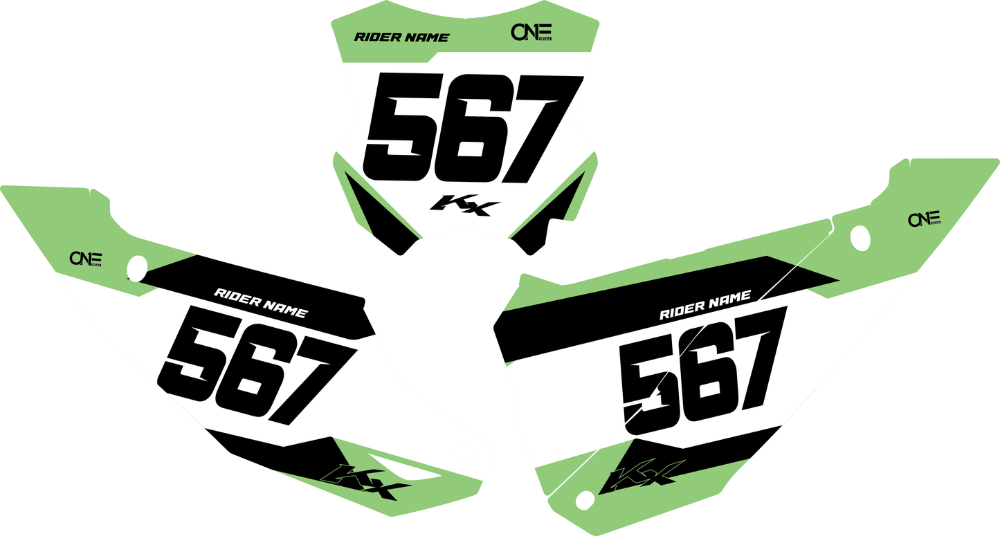 Kawasaki Clubman Number Plates