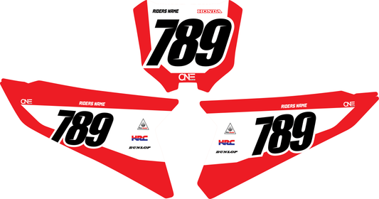 Honda Podium Number Plates