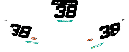 Husqvarna Factory Number Plates
