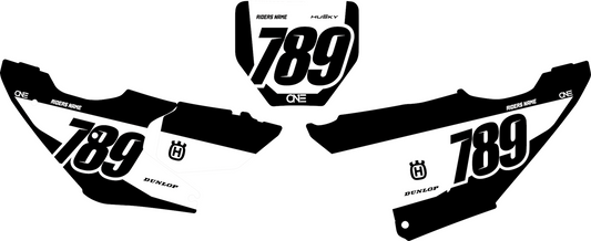 Husqvarna Podium Number Plates