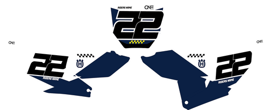 Husqvarna Racer Number Plates