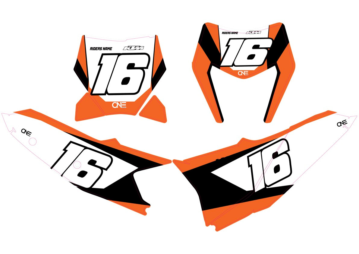 KTM Free Rider Number Plates