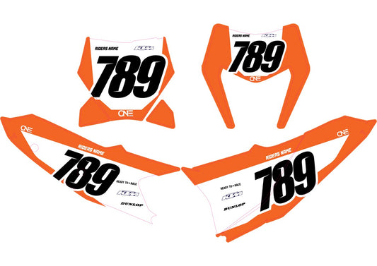 KTM Podium Number Plates