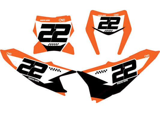 KTM Racer Number Plates