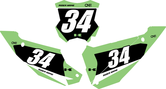 Kawasaki Factory Number Plates
