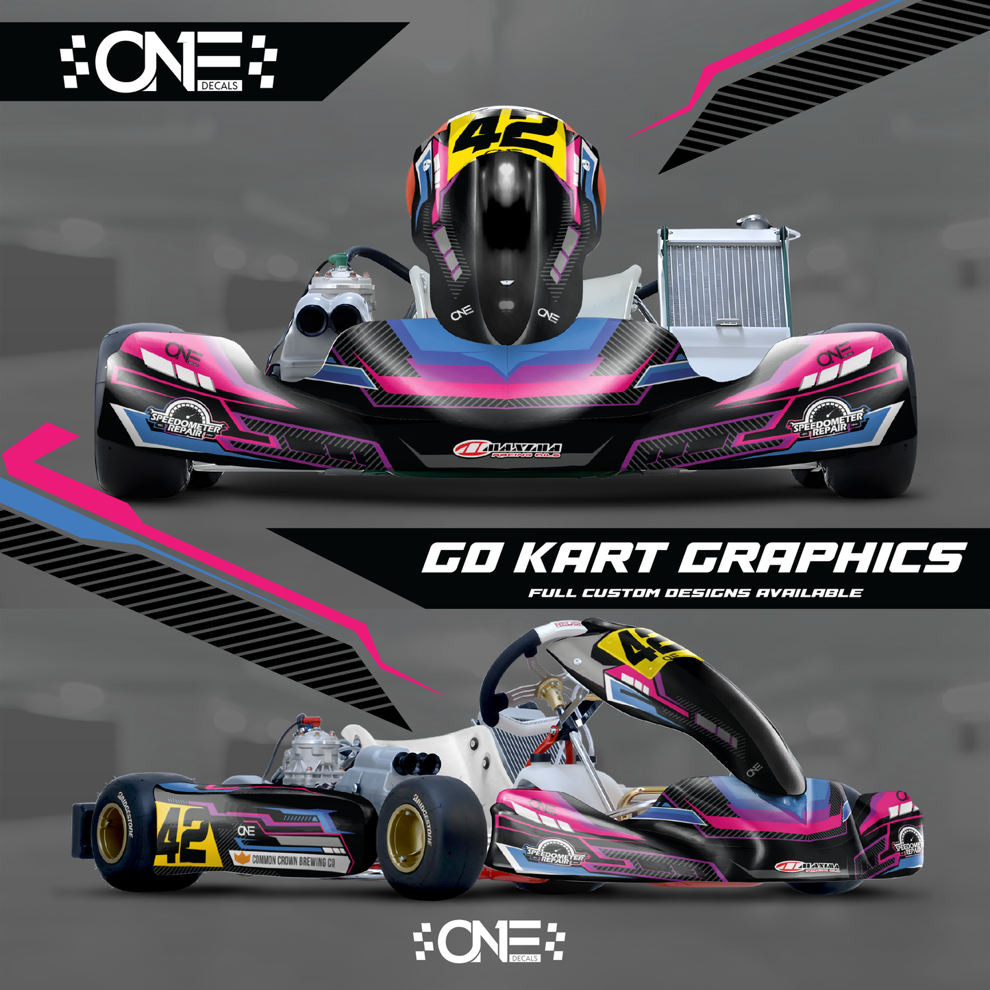 Semi Custom Kart Graphics Kit