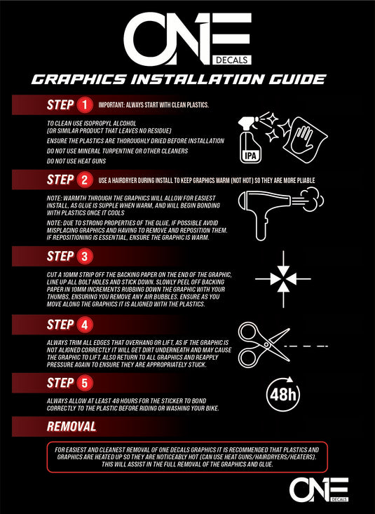 Installation Guides – ONE Decals