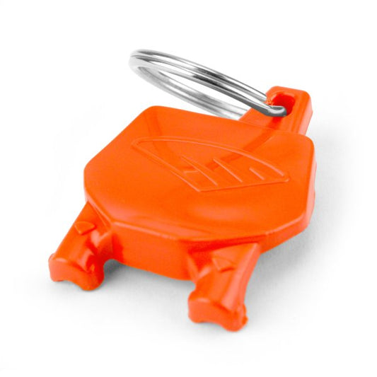 Custom Orange Cycra Number Plate Keyring