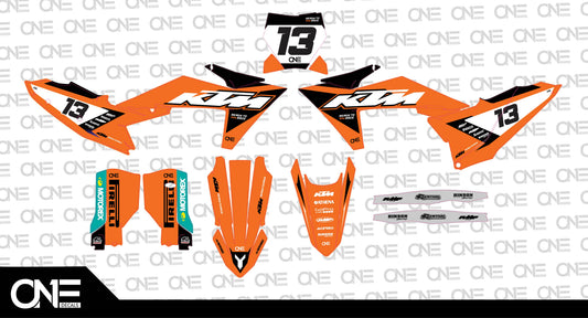 Racer KTM Graphics Kit