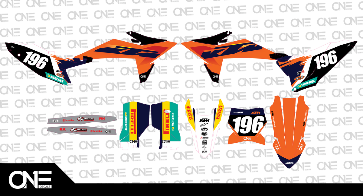 Franklin KTM Graphics Kit