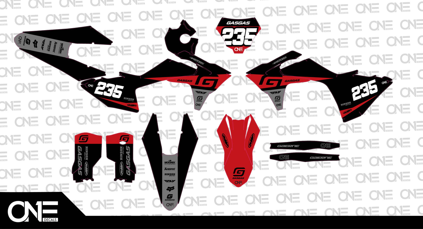 Freedom Gas Gas Graphics Kit