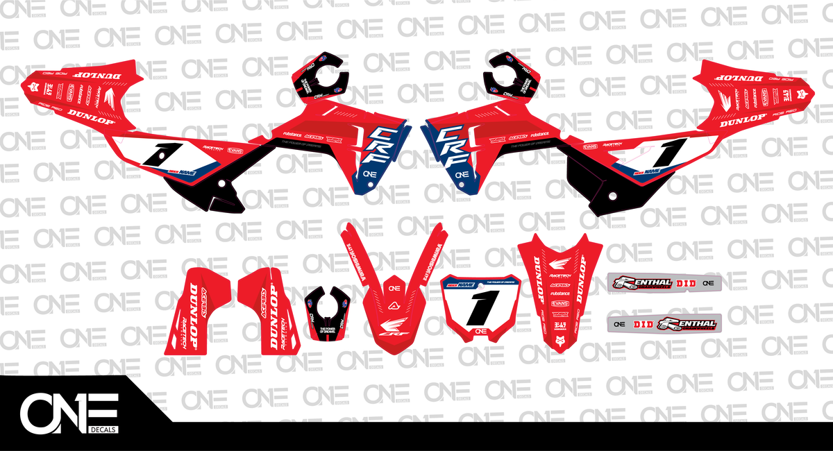 Winner Honda Graphics Kit