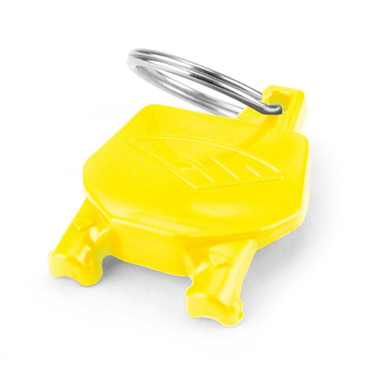 Custom Yellow Cycra Number Plate Keyring